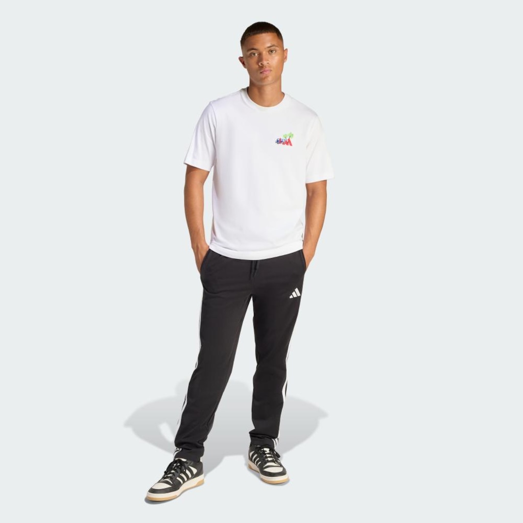Imagem 4 do produto Camiseta Bordado Pequeno Estampa Surf adidas Masculina