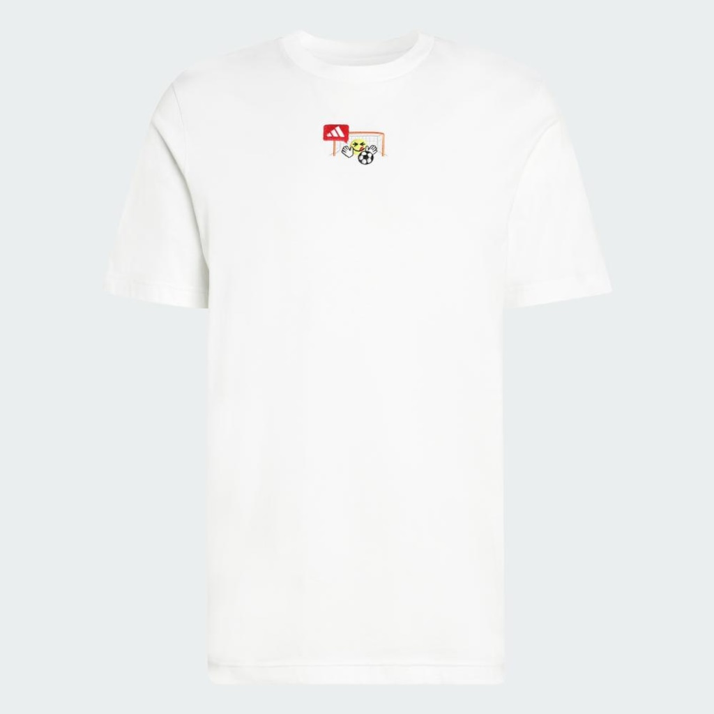 Imagem 2 do produto Camiseta Bordado Pequeno Estampa Futebol adidas Masculina