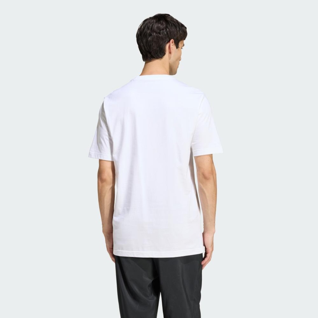 Imagem 3 do produto Camiseta Bordado Pequeno Estampa Futebol adidas Masculina