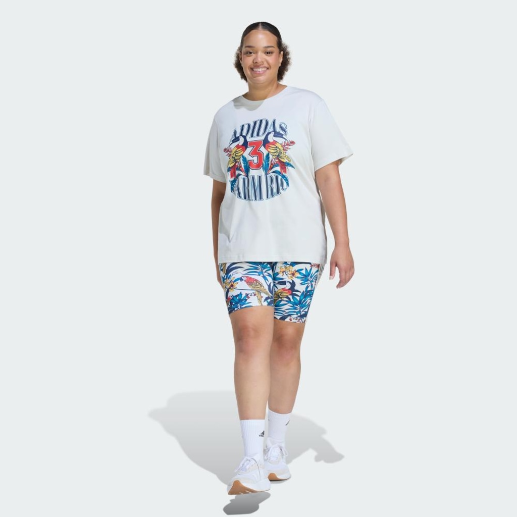 Imagem 4 do produto Shorts Ciclismo Plus Size adidas X Farm Rio adidas Feminino