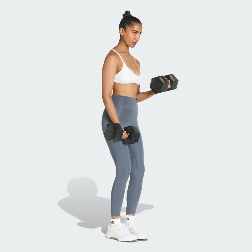 Imagem 4 do produto Calça Legging 7/8 Optimé Essentials No Front Rise Seam adidas Feminina