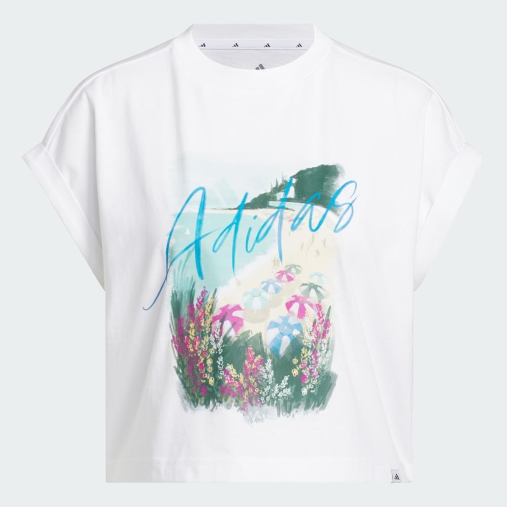 Imagem 2 do produto Camiseta Estampada Summer Romance adidas Feminina