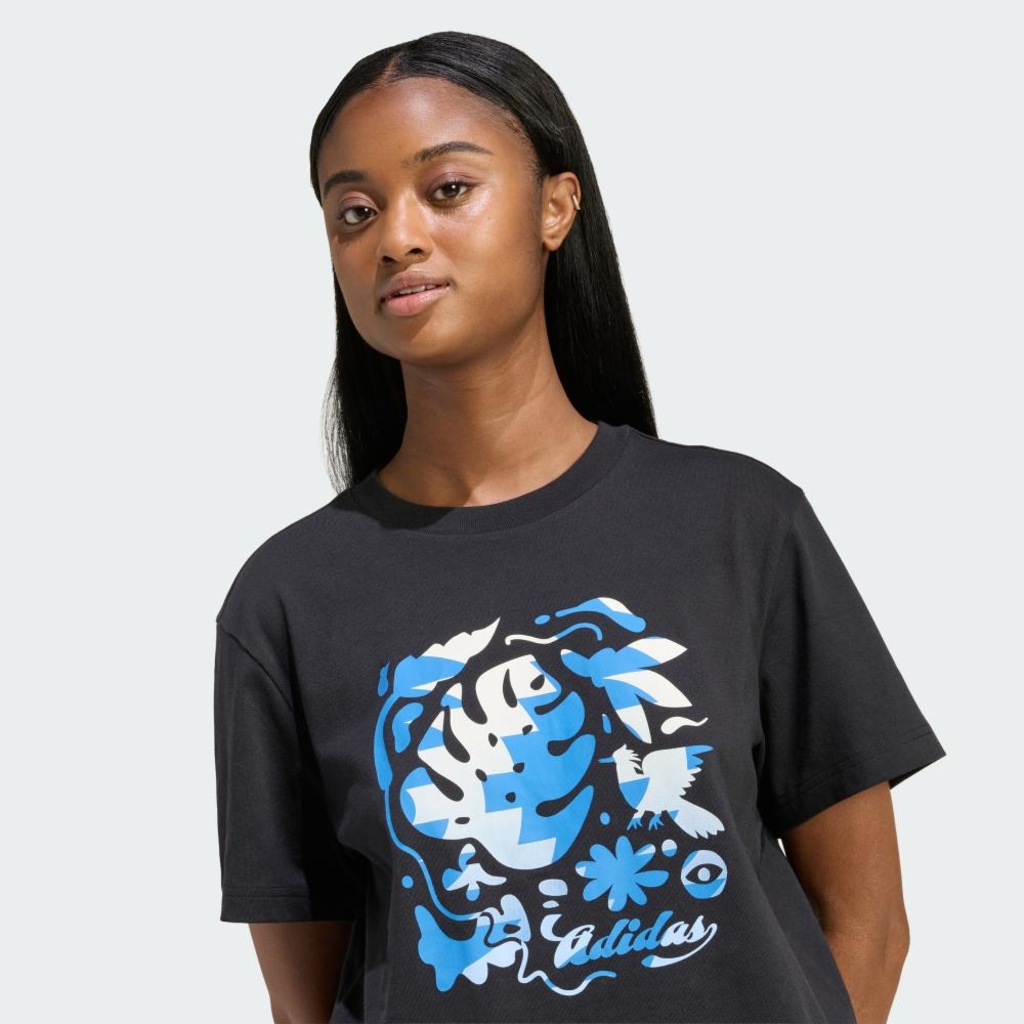 Imagem 5 do produto Camiseta Estampa House Of Tiro adidas Feminina