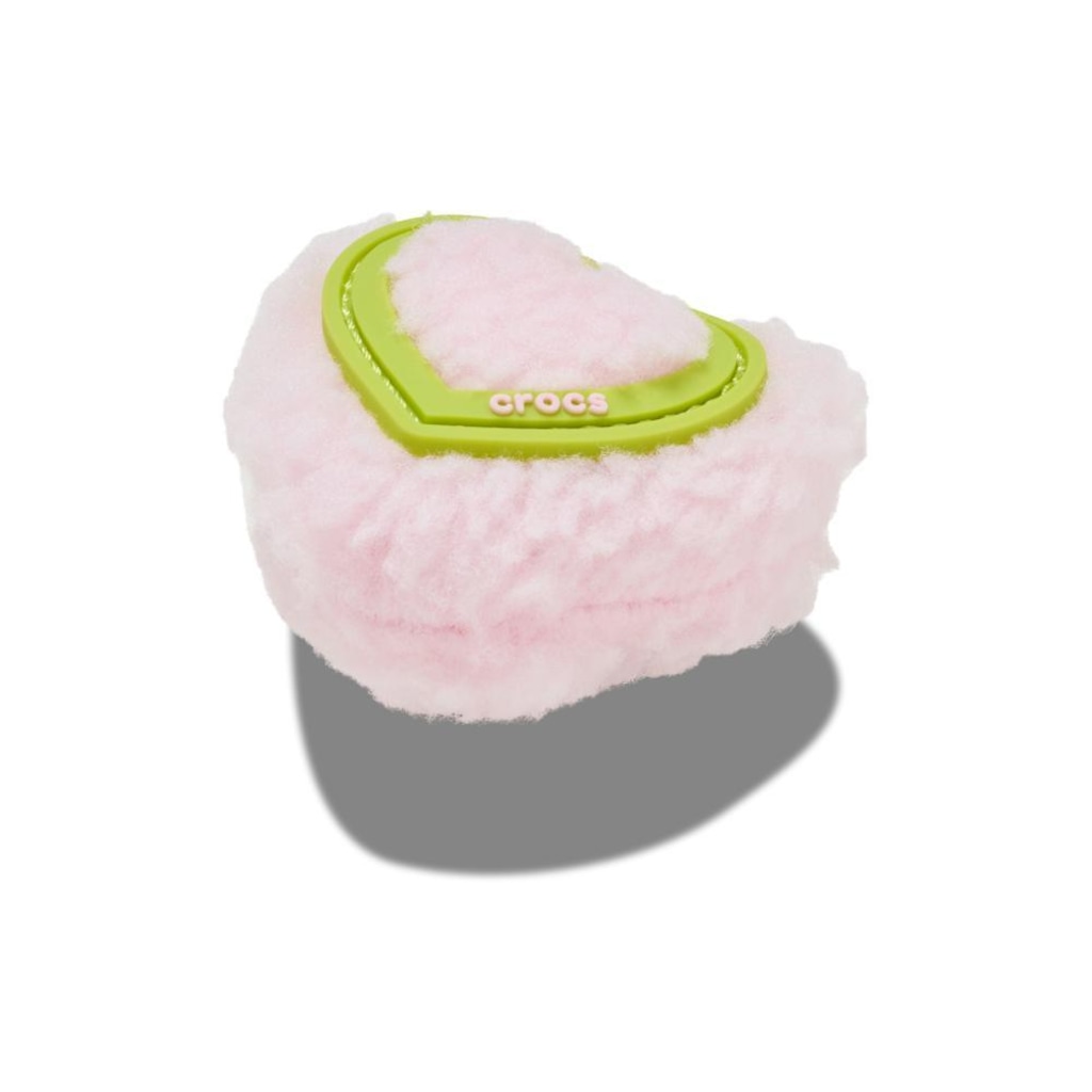 Imagem 2 do produto Jibbitz Crocs Coração Rosa de Pelúcia