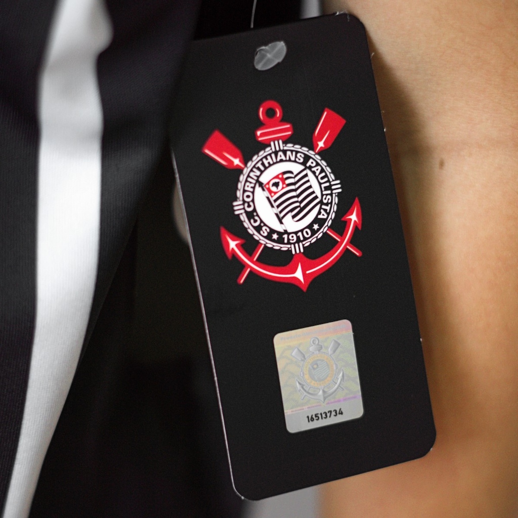 Imagem 5 do produto Conjunto do Corinthians Camisa + Shorts Recortes Número 10 Coimbra - Infantil