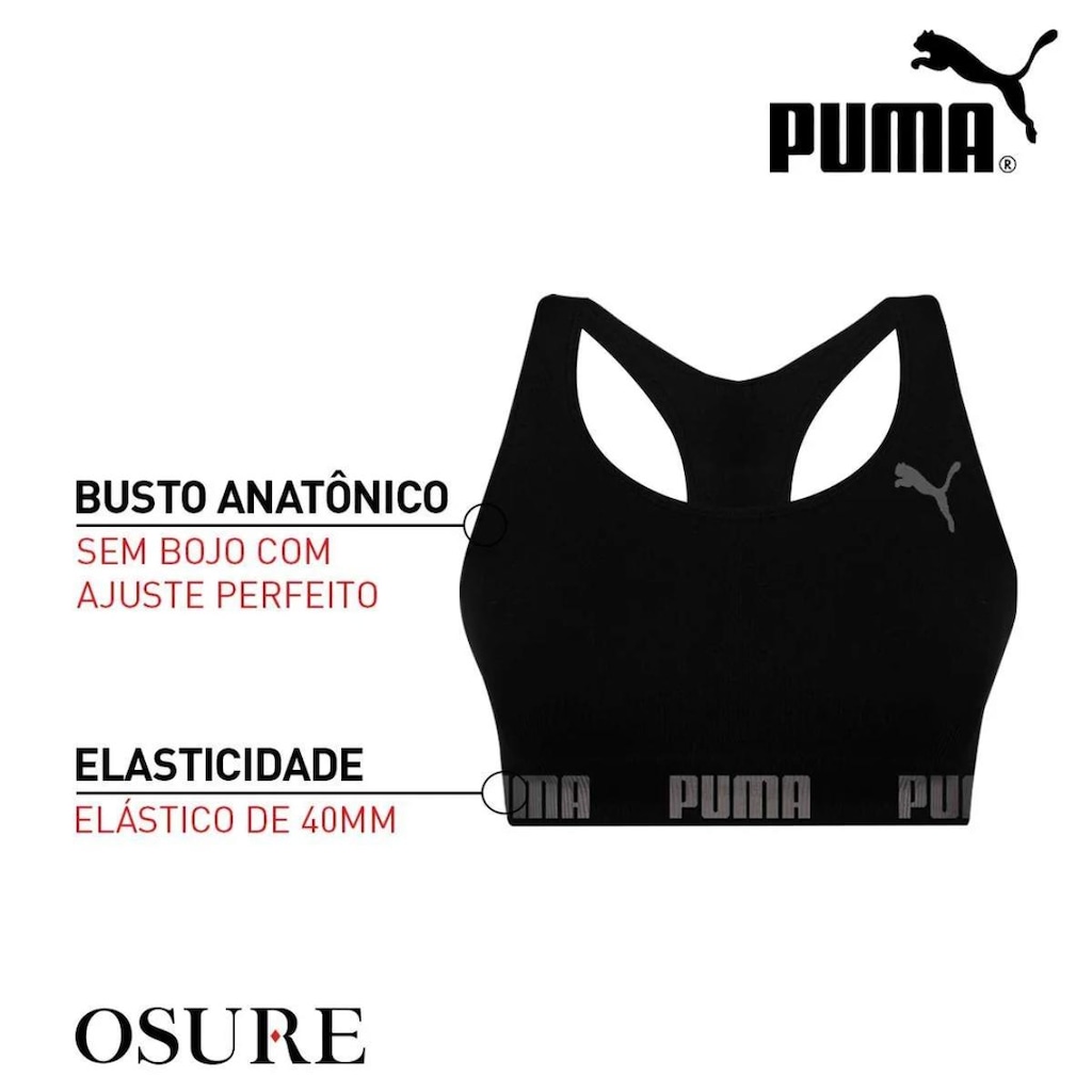 Imagem 4 do produto Top Puma Sem Costura Feminino