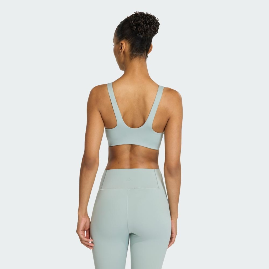 Imagem 3 do produto Top Suporte Médio All Me Luxe adidas Feminino