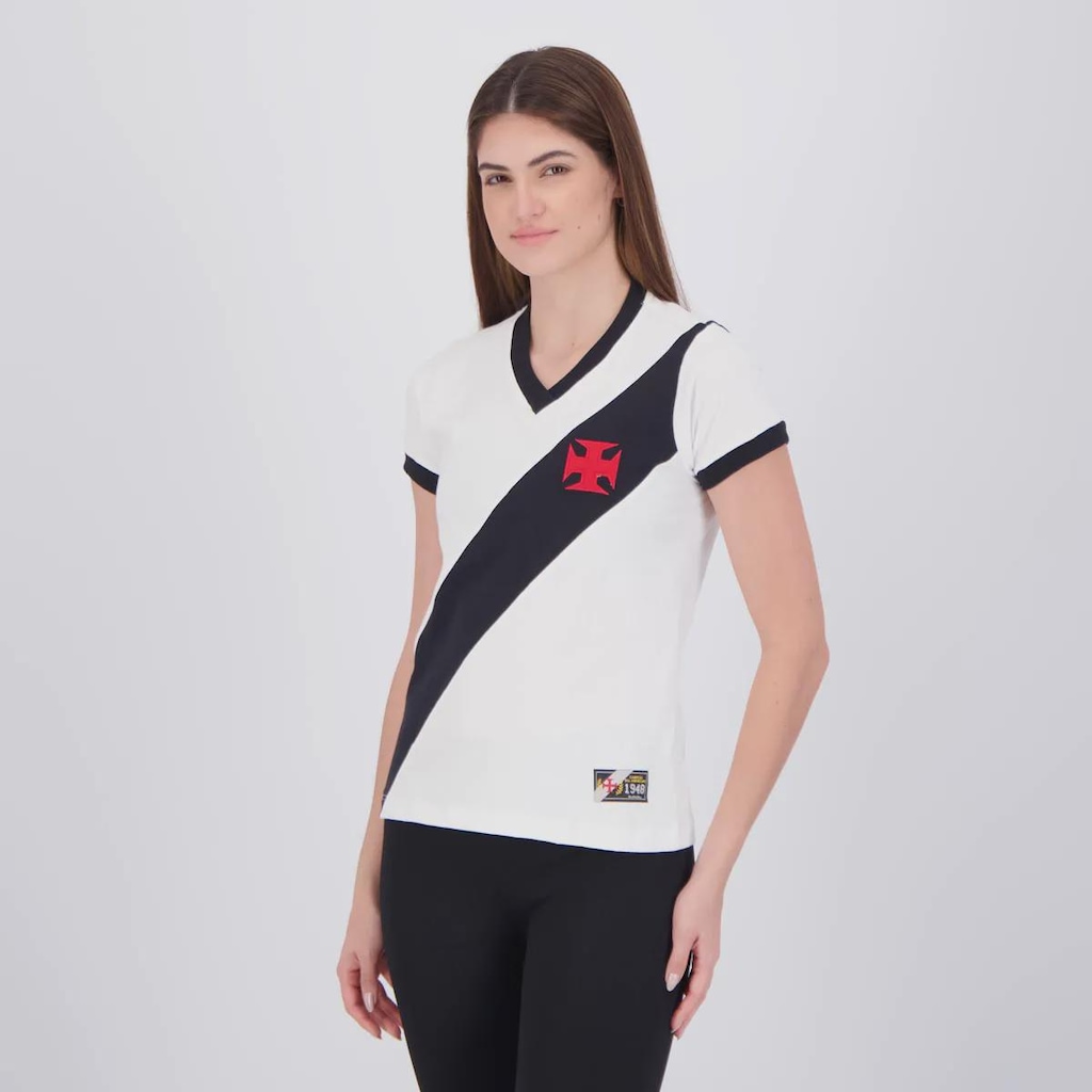 Imagem 3 do produto Camisa Vasco da Gama 1948 Retrô Feminina