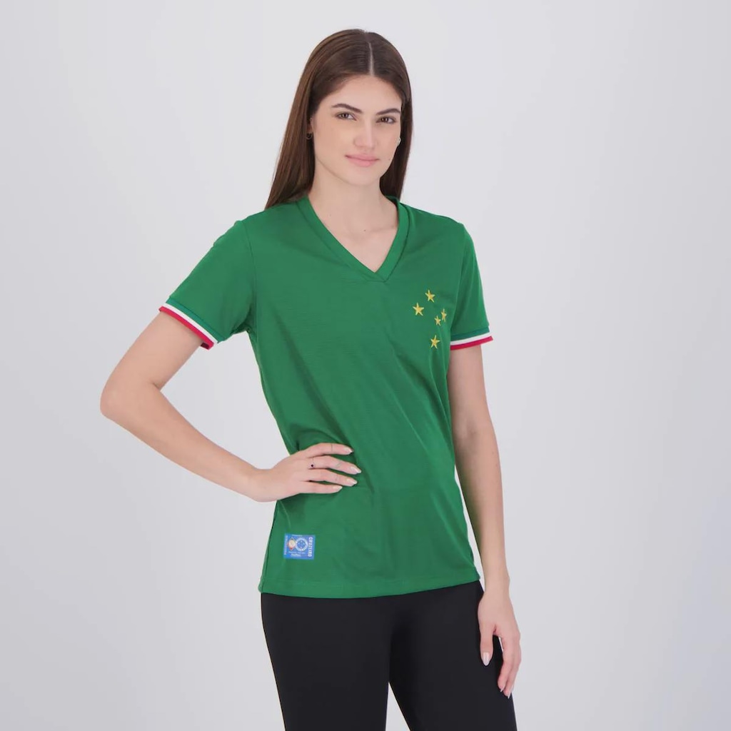 Imagem 2 do produto Camisa Cruzeiro Retrô Palestra Feminina