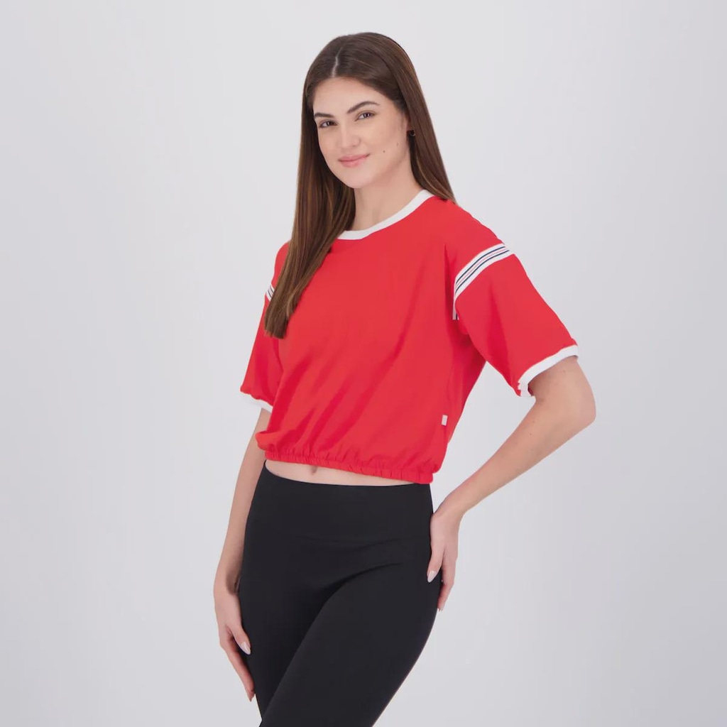 Imagem 3 do produto Camiseta Cropped Fila Chevron Letter Feminino
