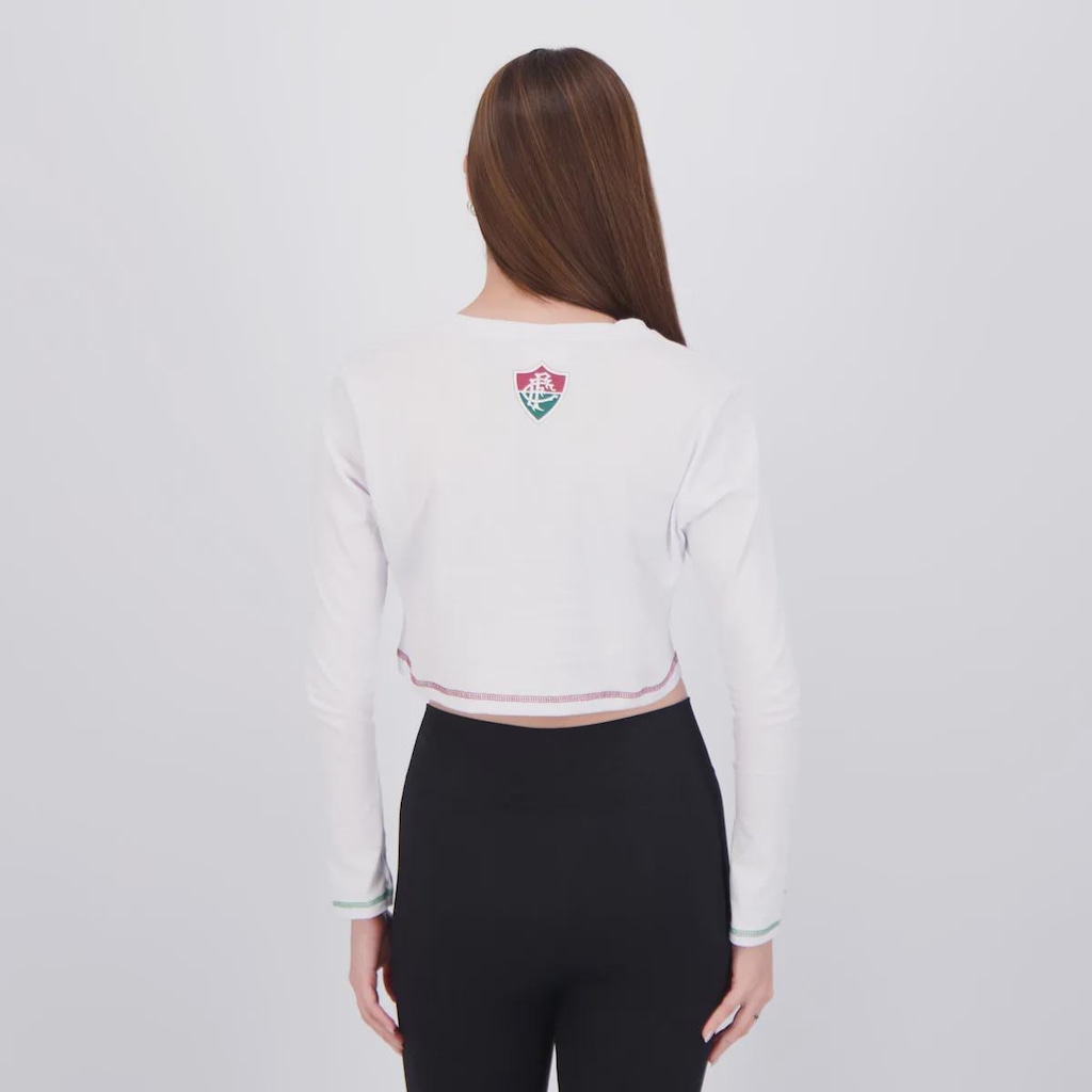 Imagem 4 do produto Camiseta Cropped Fluminense Bird Feminina