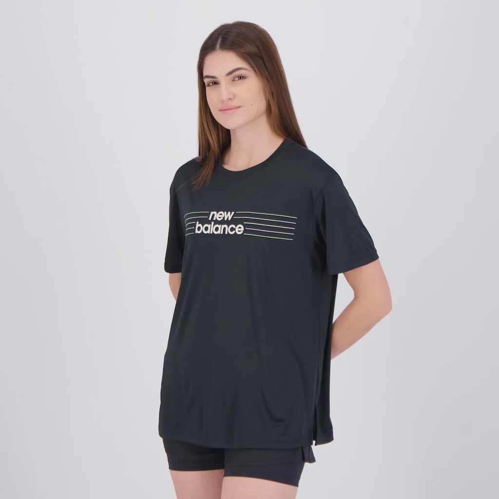 Imagem 3 do produto Camiseta New Balance Linear Performance Feminina