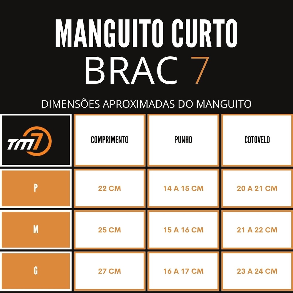 Imagem 4 do produto Kit 2 Manguitos Vôlei Curto TM7