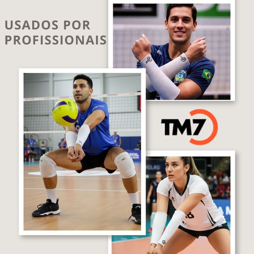 Imagem 5 do produto Kit 2 Manguitos Vôlei Curto TM7