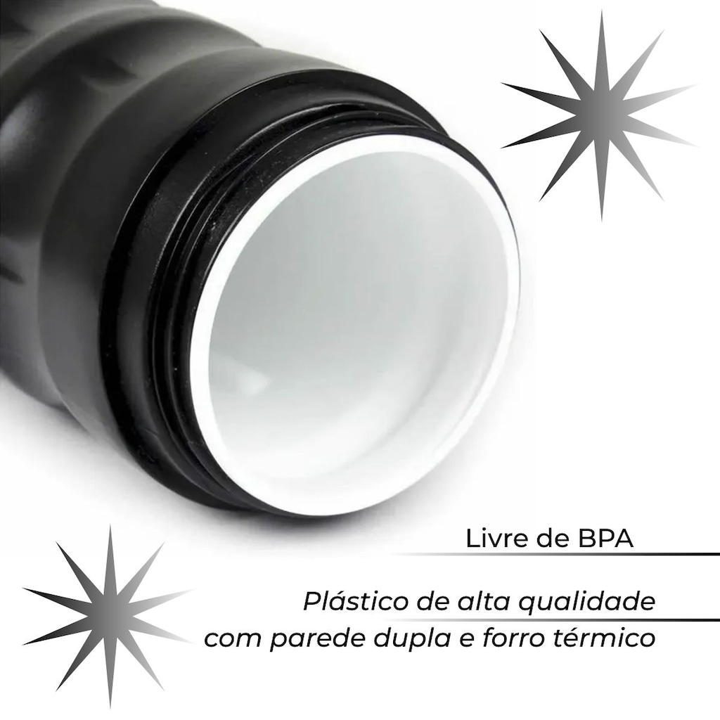 Imagem 2 do produto Caramanhola Térmica Água Bike com Suporte - 550 ml