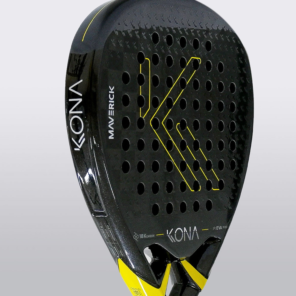 Imagem 2 do produto Raquete Padel Kona Maverick Yellow 18k 2025