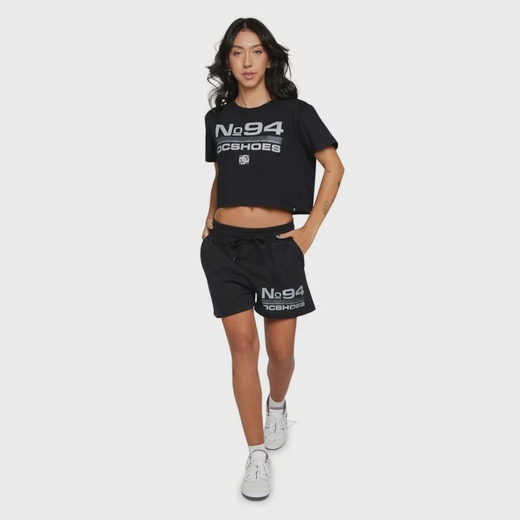 Imagem 3 do produto Camiseta DC Shoes M/C Static 94 Crop Feminina