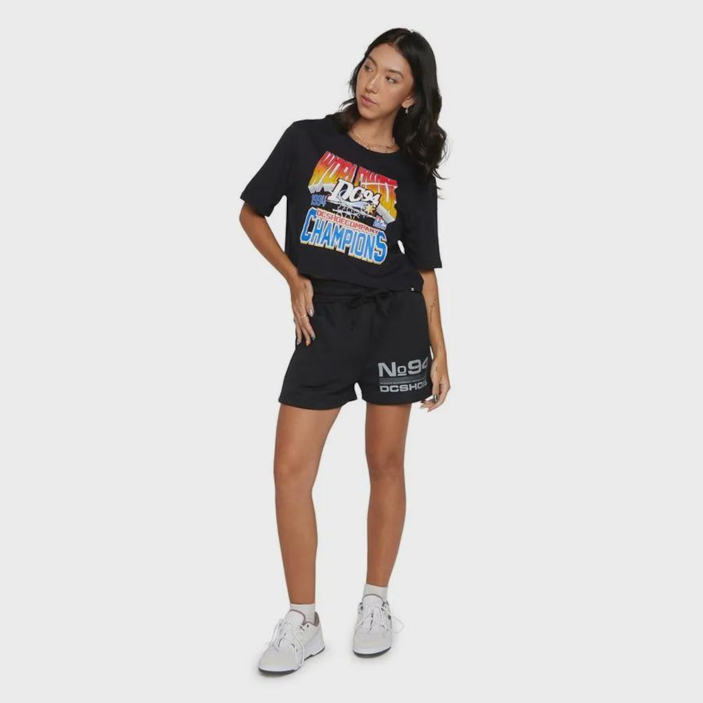 Imagem 3 do produto Camiseta DC Shoes M/C 94 Champs Crop Feminina