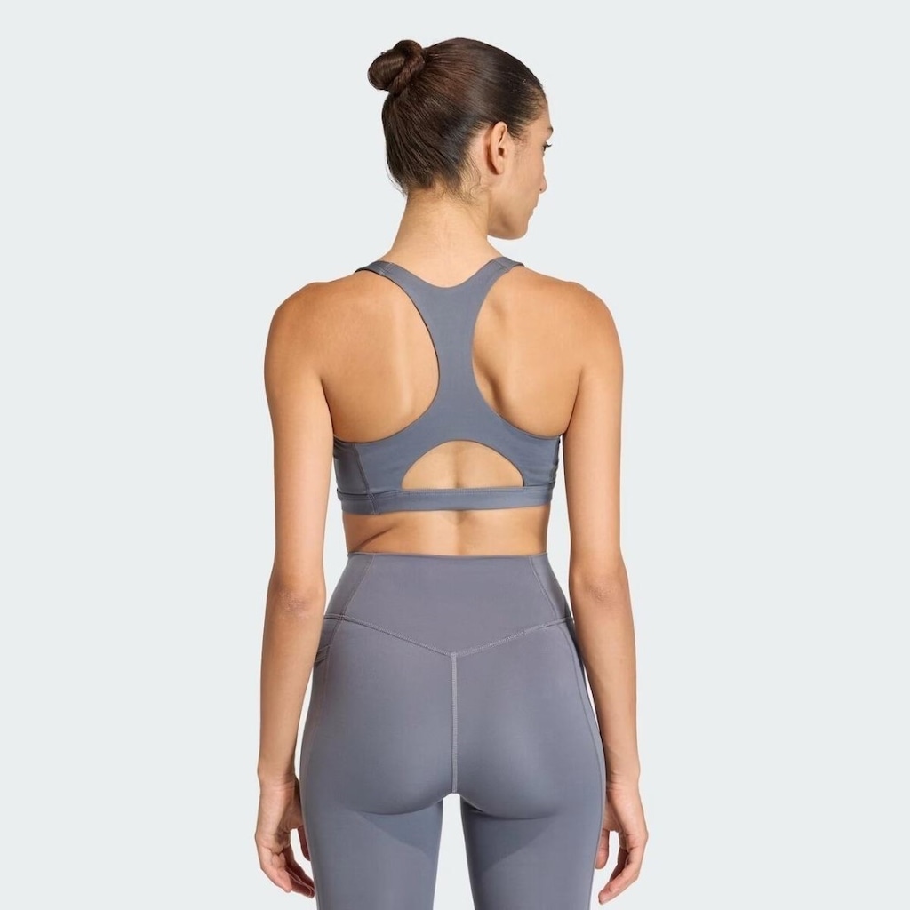 Imagem 2 do produto Top Suporte Médio Optime Essentials Workout adidas Feminino