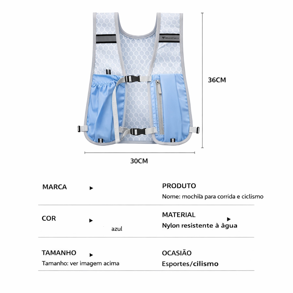 Imagem 4 do produto Coletes Esportivos Gold Sports de Corrida