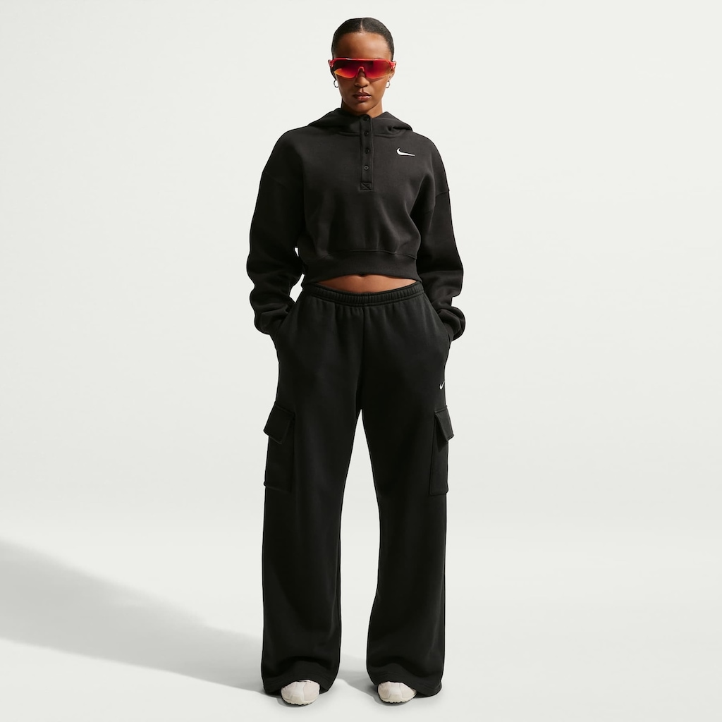 Imagem 4 do produto Blusão Cropped Nike Sportswear Phoenix Fleece Oversized Feminino