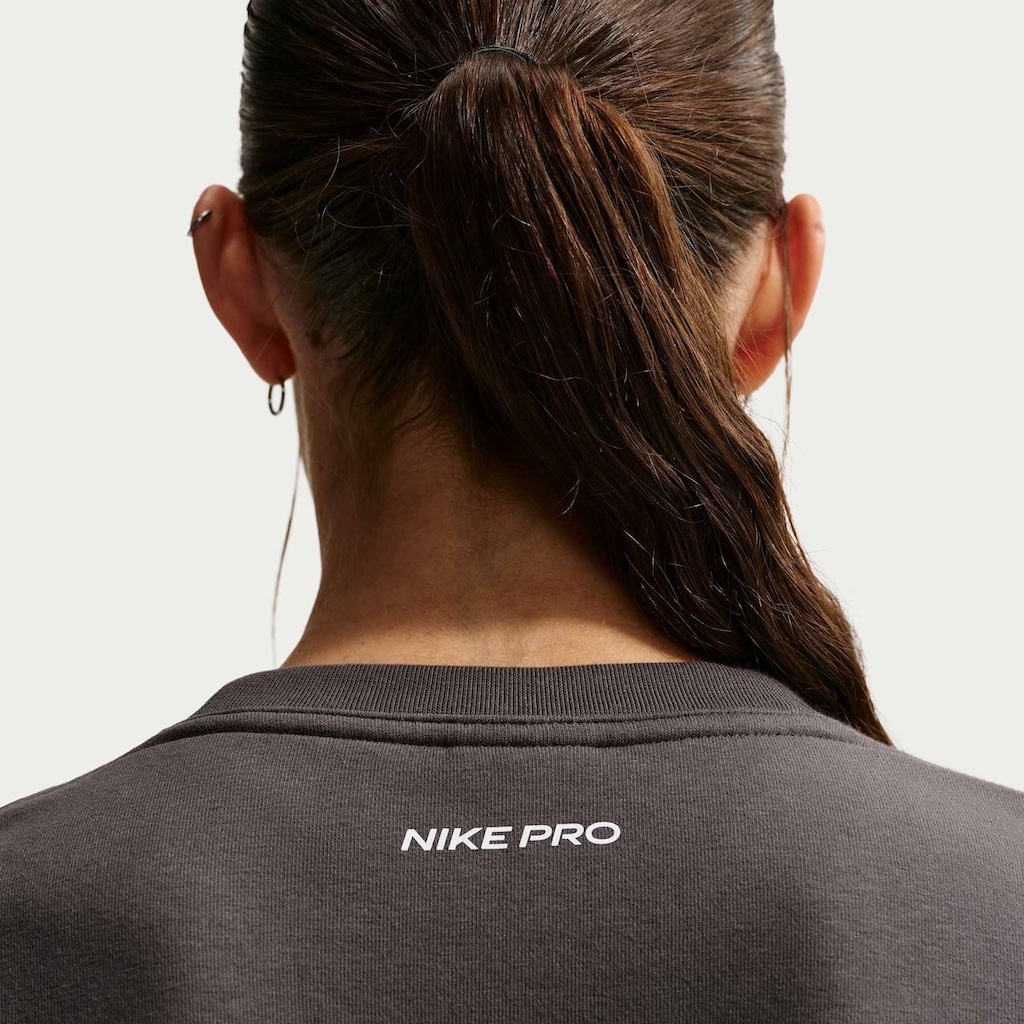 Imagem 2 do produto Blusão Cropped Nike Pro Fleece Feminino