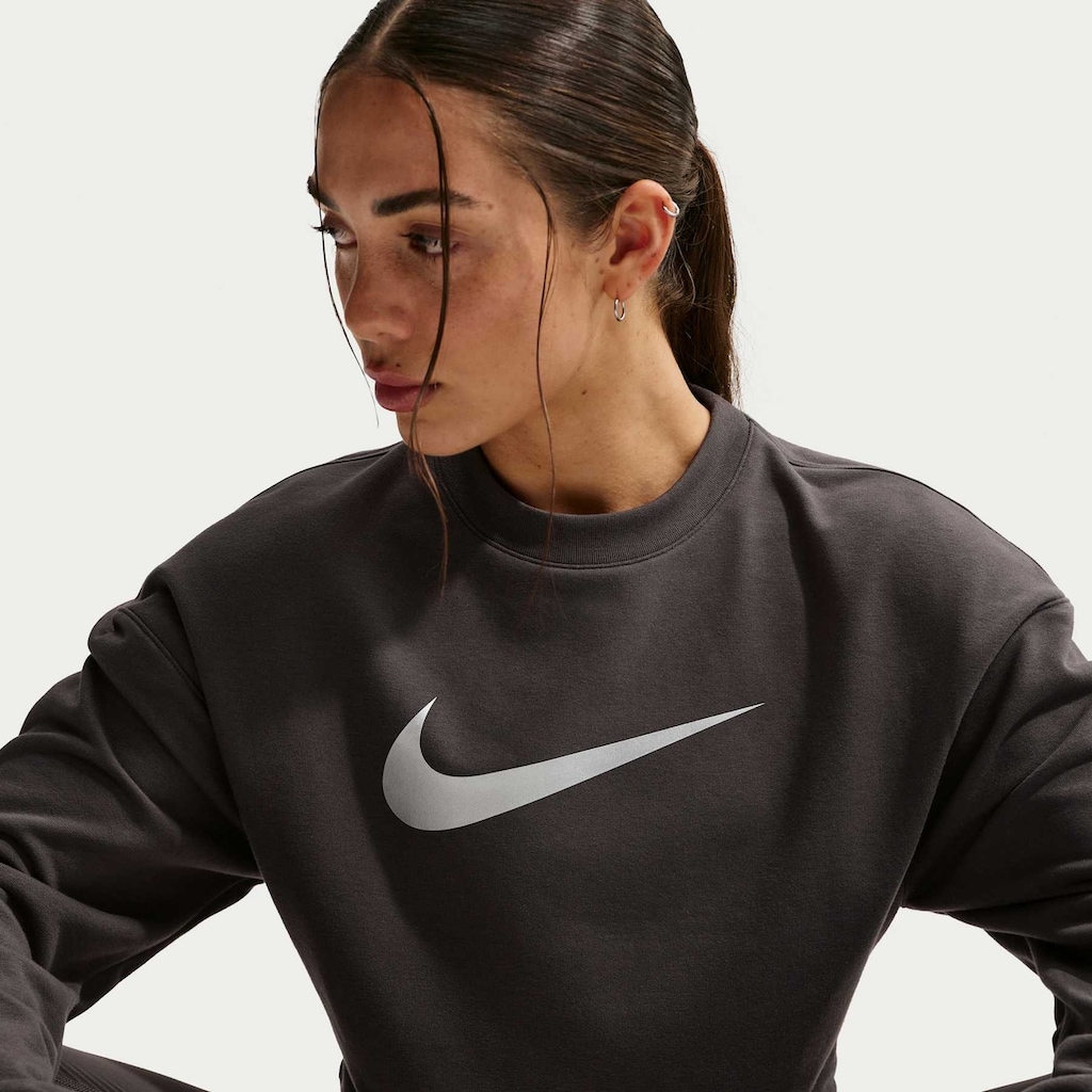 Imagem 3 do produto Blusão Cropped Nike Pro Fleece Feminino