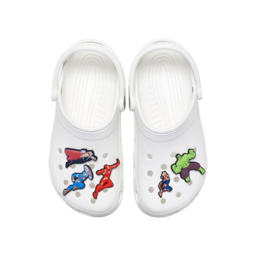 Imagem 2 do produto Kit Jibbitz Crocs Avengers Pack com 5 Peças