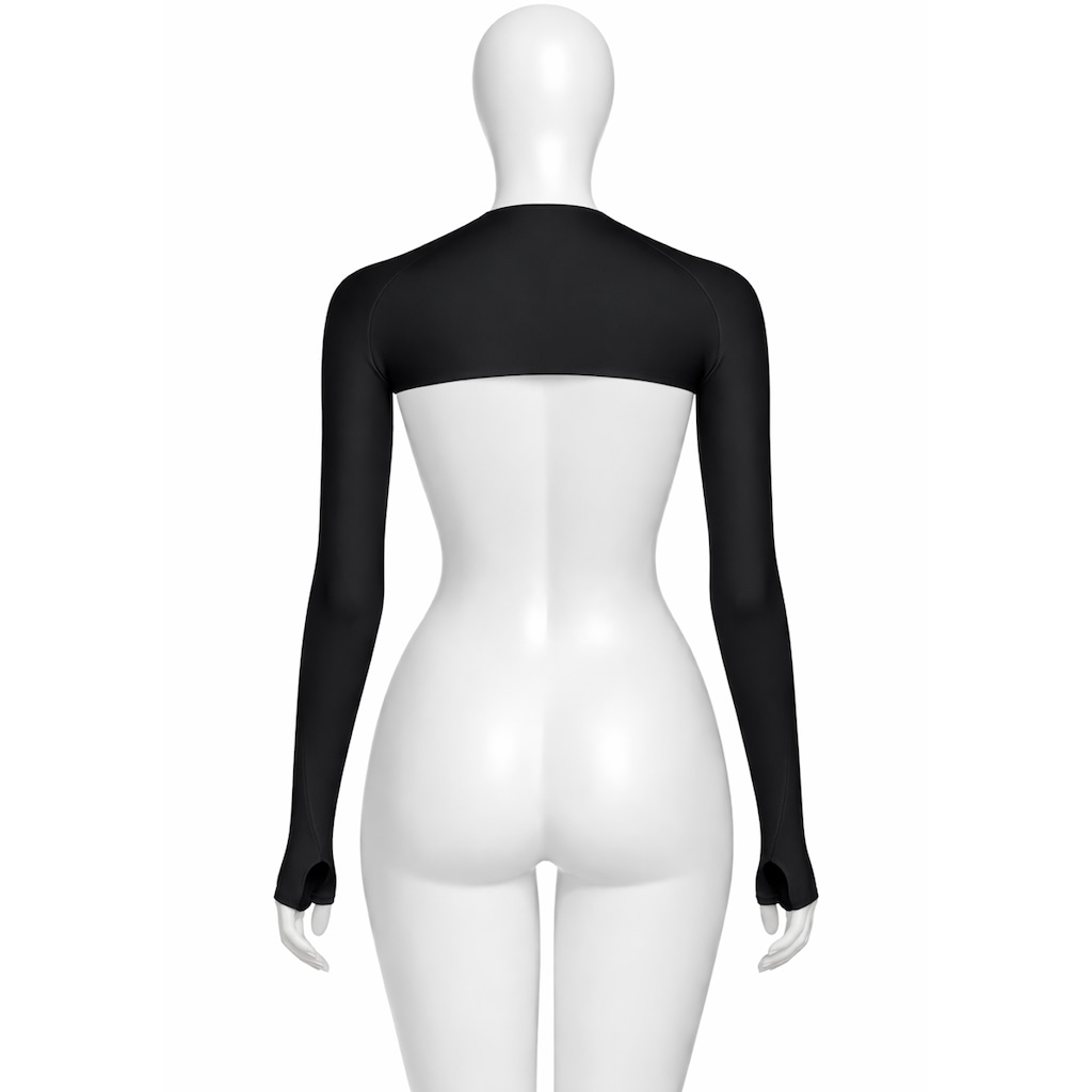 Imagem 2 do produto Mini Casaco Mangas Longas Esportivas Gold Sports Térmico Black-Dry Proteção Solar Uv+50