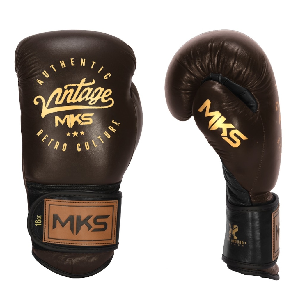 Imagem 2 do produto Luvas de Boxe Profissional em Couro MKS Vintage