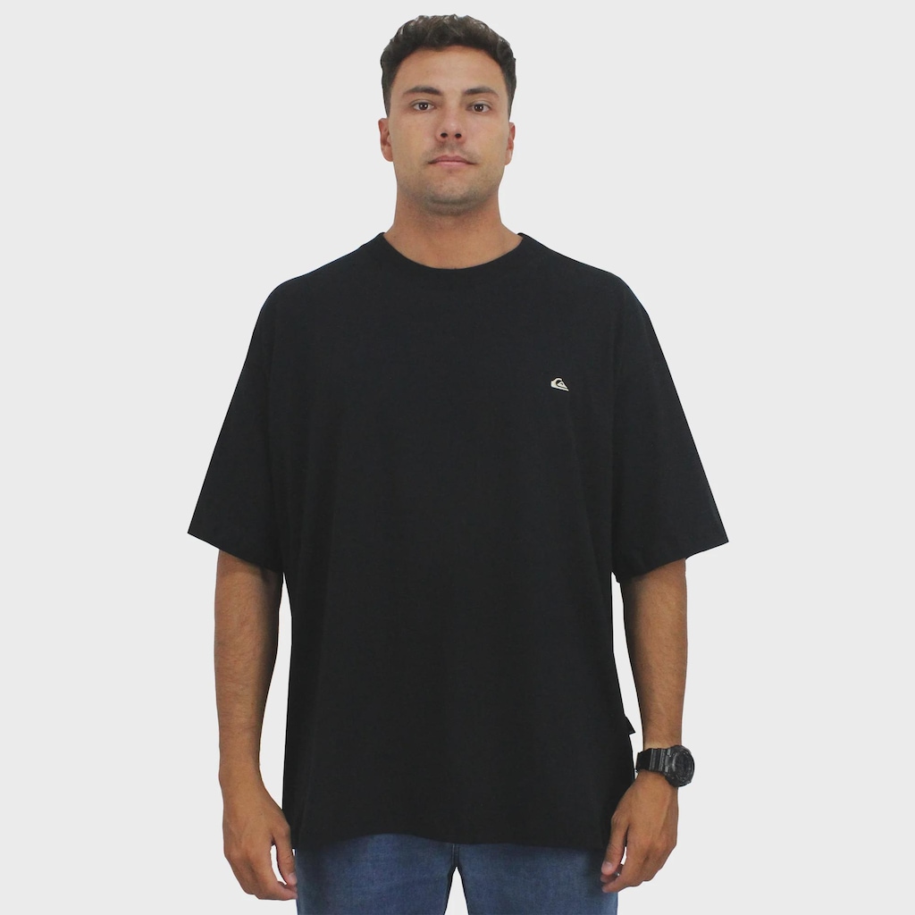 Imagem 2 do produto Camiseta Quiksilver Oversized Embroidery Black Masculina