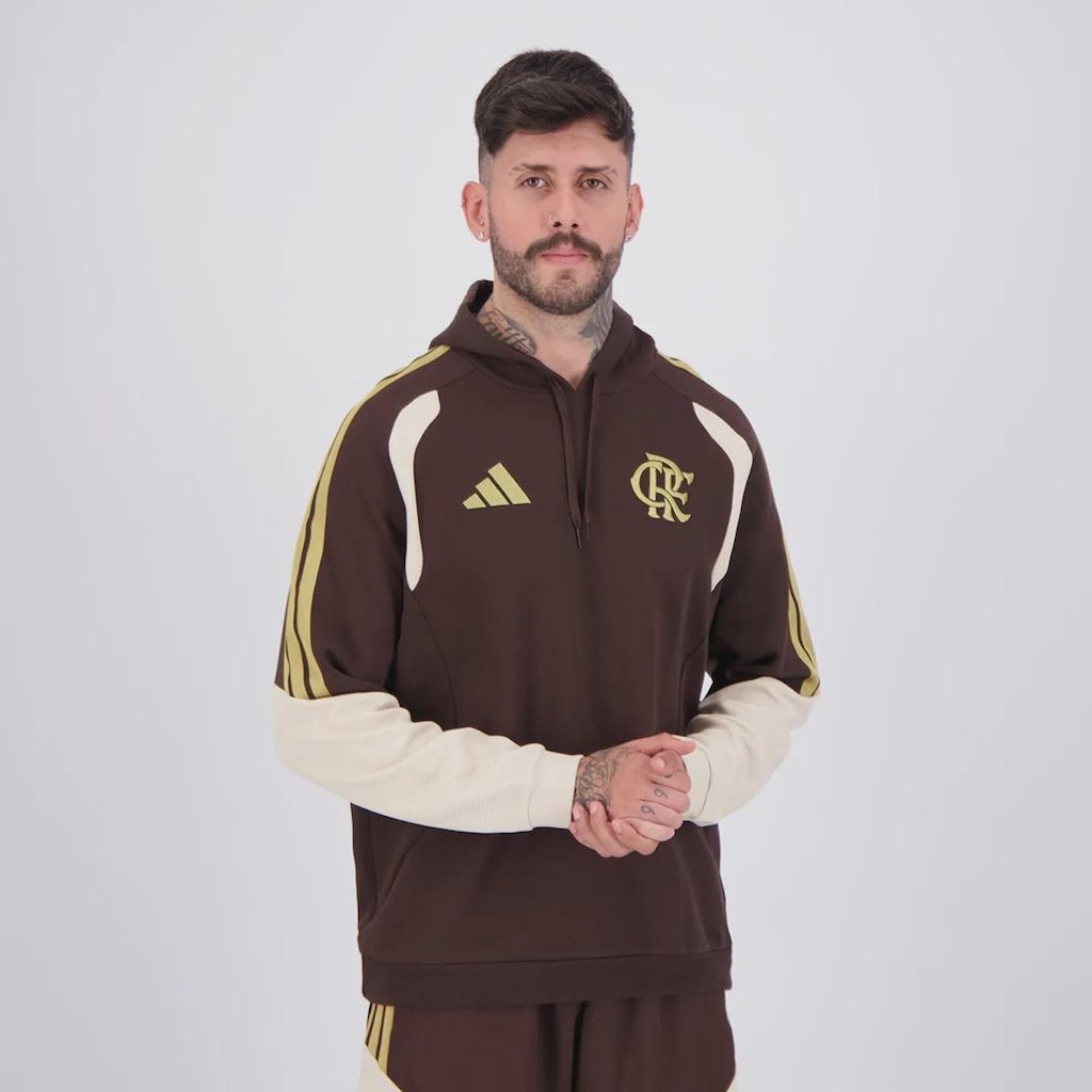 Imagem 2 do produto Blusão de Moletom adidas Flamengo Treino 26/27 Masculino