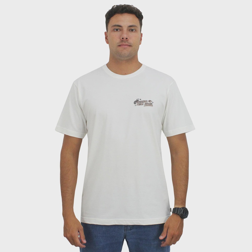 Imagem 3 do produto Camiseta Rip Curl Poster Brasil Bone Masculina