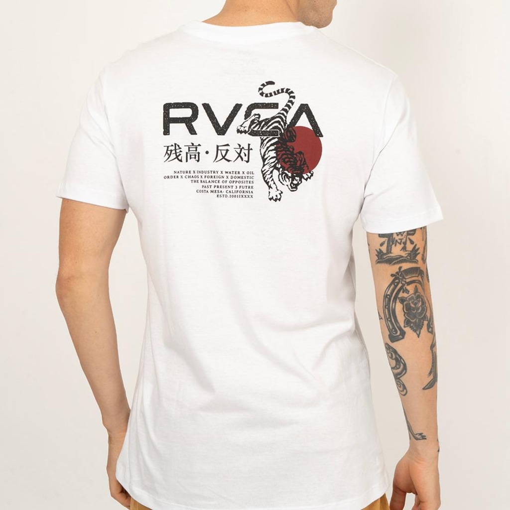 Imagem 2 do produto Camiseta RVCA Tiger Sun SS Masculina