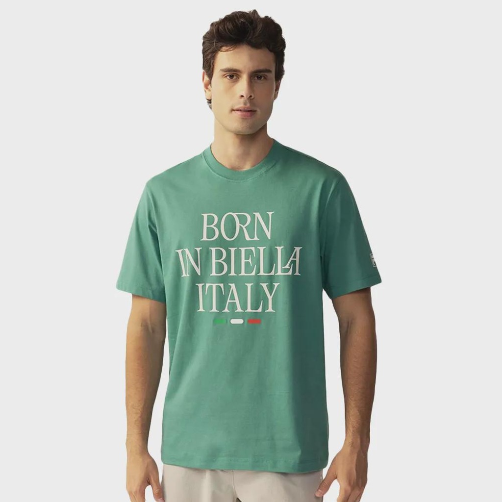 Imagem 2 do produto Camiseta Fila Comfort Born In Biella Letter Masculina
