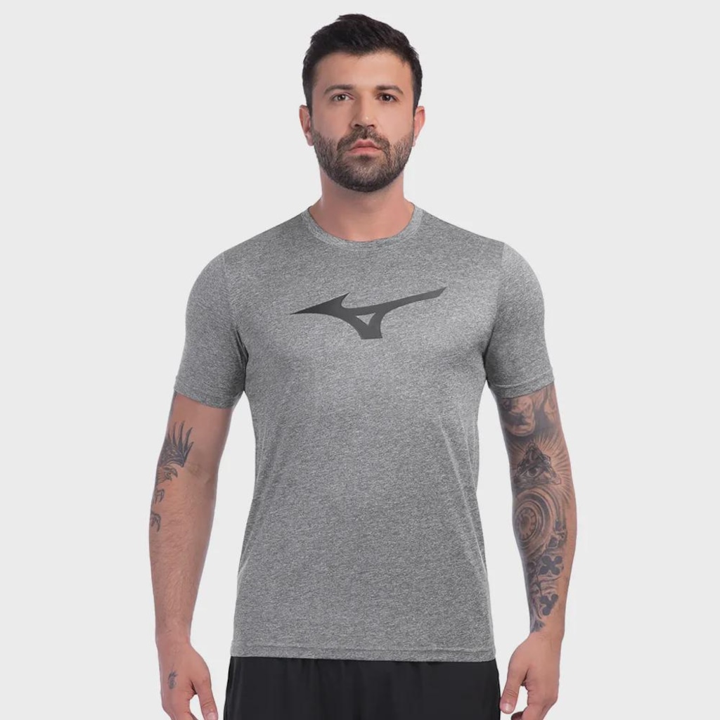 Imagem 2 do produto Camiseta Mizuno Run Spark Mescla Masculina