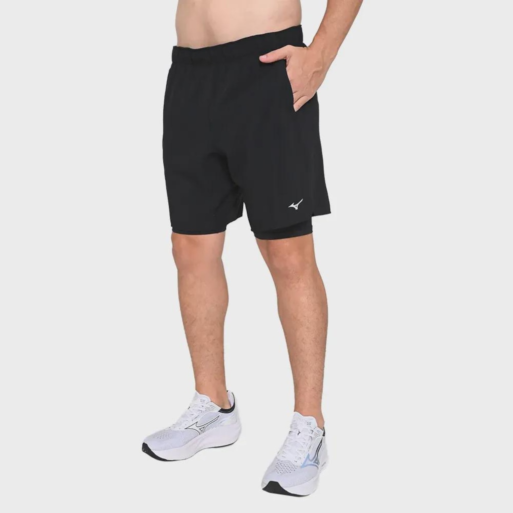 Imagem 2 do produto Short Mizuno Core 7.5 2in1 Masculino