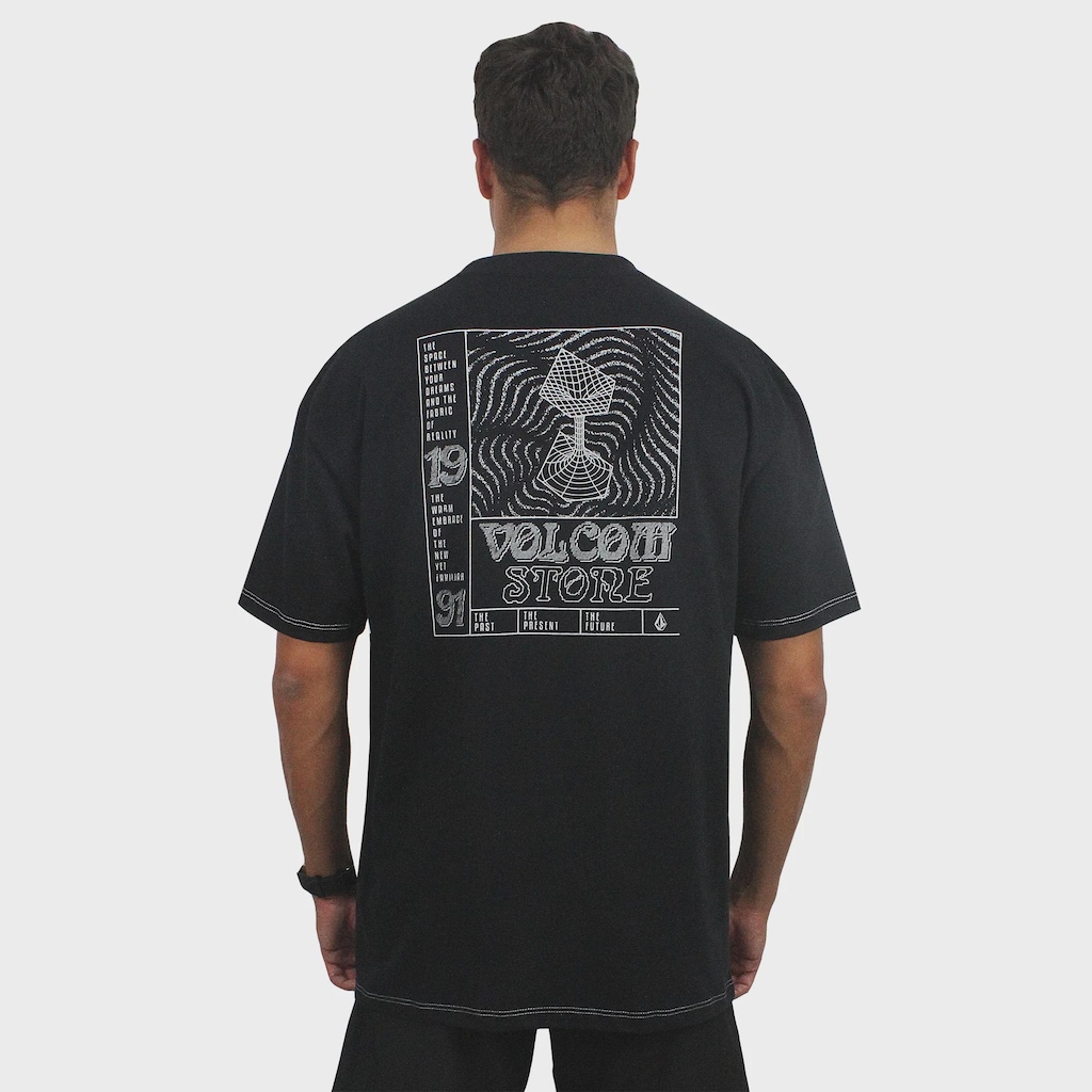 Imagem 2 do produto Camiseta Volcom Oversized Time Wave Masculina