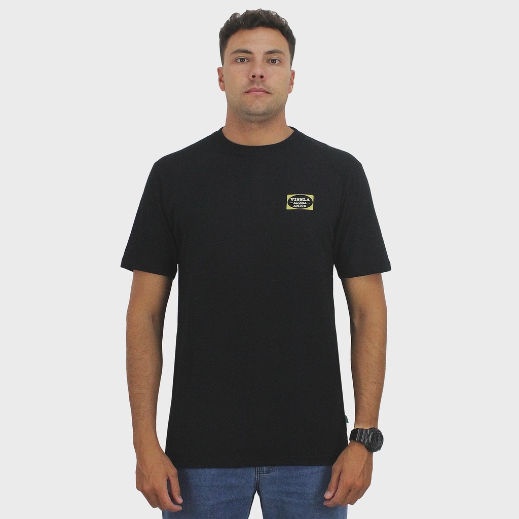 Imagem 3 do produto Camiseta Vissla Atomic Palms Black Masculina