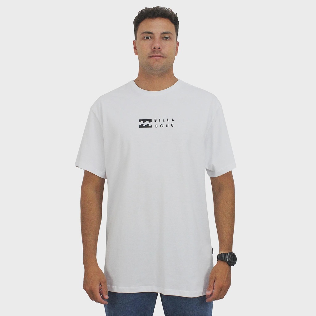 Imagem 2 do produto Camiseta Extra Grande Billabong United White Masculina