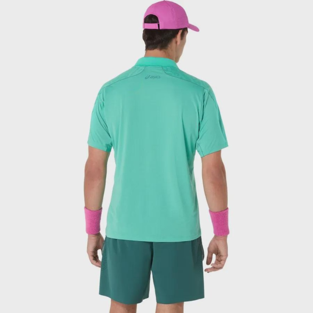 Imagem 3 do produto Camisa Polo ASICS Match Jacquard Masculino