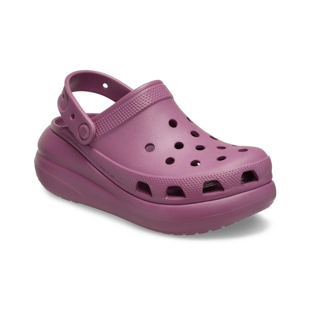 Imagem 2 do produto Sandália Crocs Classic Crush Platform Clog Lunar Dusk - Feminino