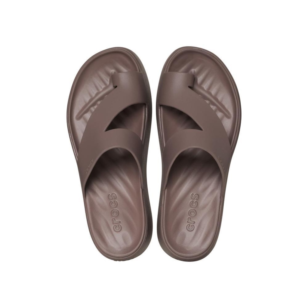 Imagem 4 do produto Sandália Crocs Getaway Platform Toe Loop Sandal Truffle - Feminin