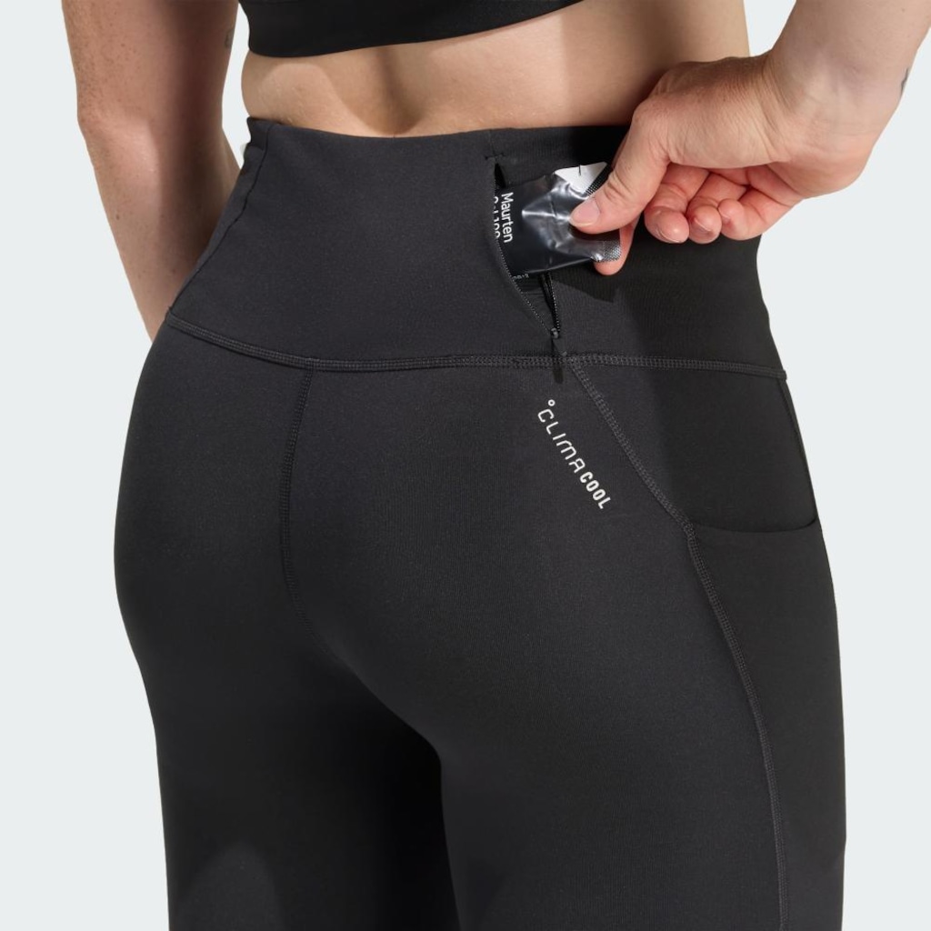 Imagem 5 do produto Calça Legging de Corrida adidas adi365 Climacool Três Listras Feminina