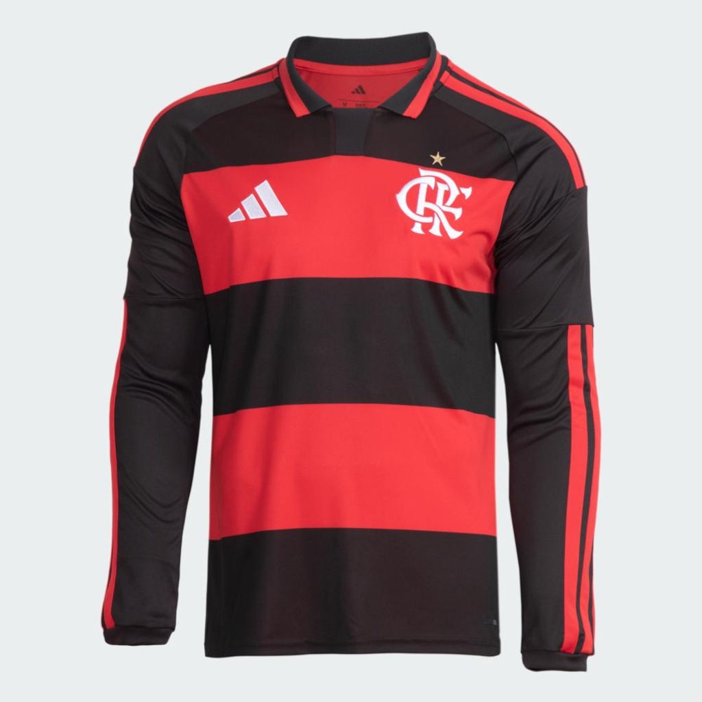 Imagem 2 do produto Camisa do Flamengo I 26/27 adidas Manga Longa Masculina