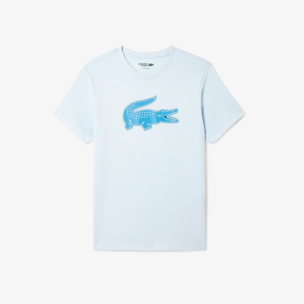 Imagem 4 do produto Camiseta Esportiva de Algodão Ultra Dry com Logo Lacoste Masculina