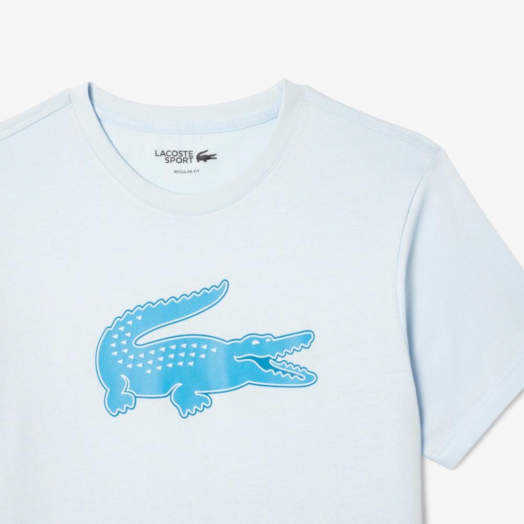Imagem 5 do produto Camiseta Esportiva de Algodão Ultra Dry com Logo Lacoste Masculina