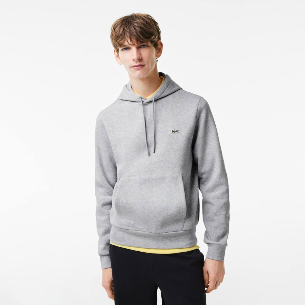 Imagem 2 do produto Blusão Moletom Clássico com Bolso e Capuz Lacoste Masculino