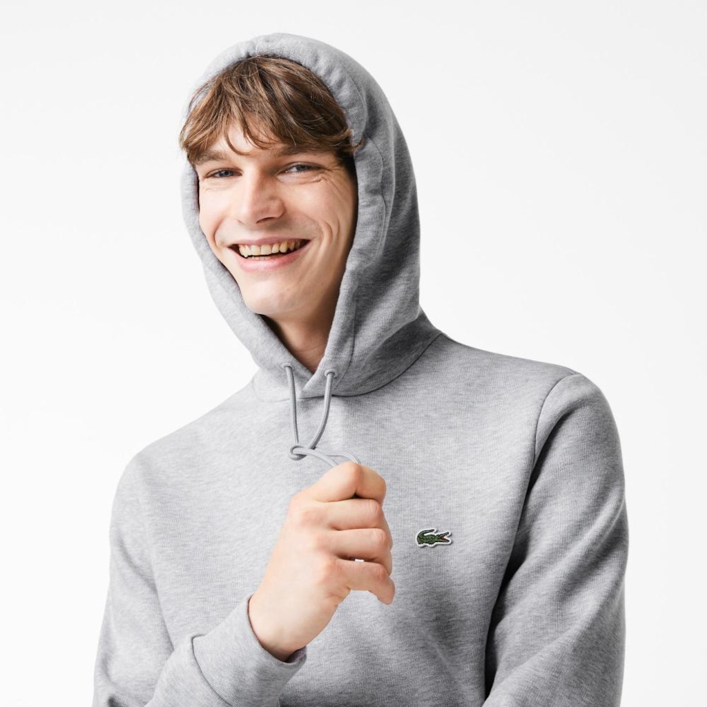 Imagem 3 do produto Blusão Moletom Clássico com Bolso e Capuz Lacoste Masculino