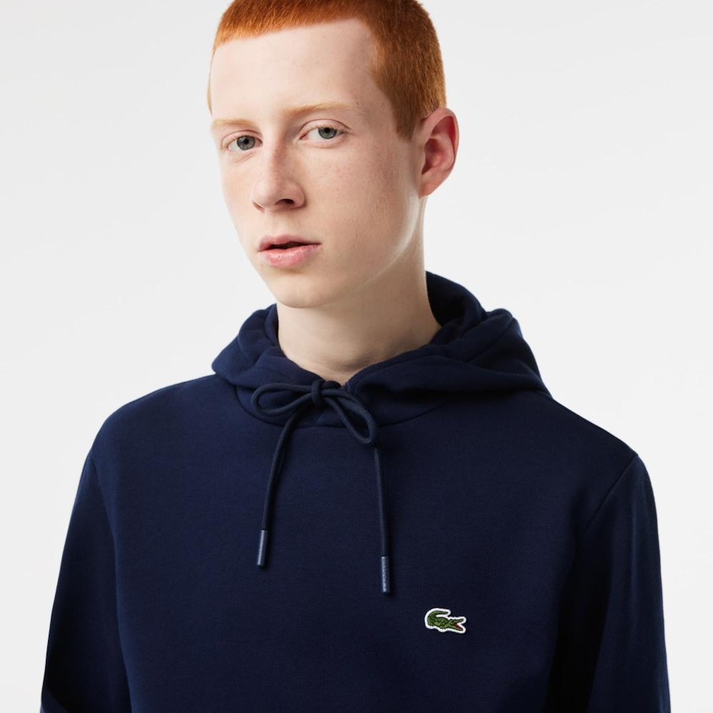 Imagem 2 do produto Blusão Moletom Clássico com Bolso e Capuz Lacoste Masculino